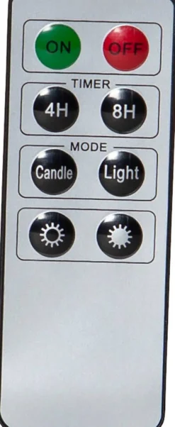 Koriste- Ja Kausivalot^Star Trading LED-kynttilä May valkoinen 3 kpl