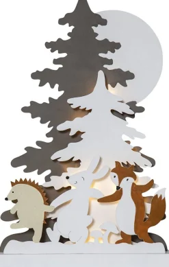 Koriste- Ja Kausivalot^Star Trading pöytäkoriste Forest Friends 44 cm