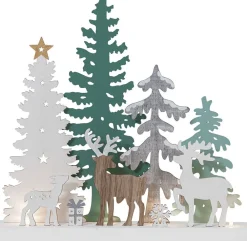 Koriste- Ja Kausivalot^Star Trading pöytäkoriste Reinbek 30 cm valkoinen