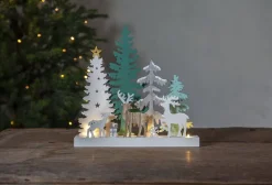 Koriste- Ja Kausivalot^Star Trading pöytäkoriste Reinbek 30 cm valkoinen