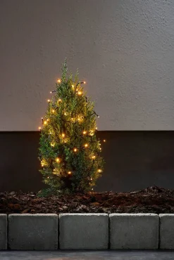 Koriste- Ja Kausivalot^Star Trading valosarja Golden Warm White 40 LED musta 2,8m