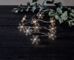 Koriste- Ja Kausivalot^Star Trading valosarja Izy Lumihiutale 135 cm kirkas