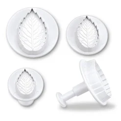 Leivonta^ Städter Painomuotti ruusunlehti 3-osaa 2-4 cm