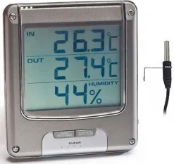 Muut Sähkö- Ja Turvatuotteet|Ilmastointi^ Suomen Lämpömittari Kosteus- ja lämpömittari isolla näytöllä