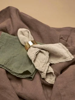 Keittiötekstiilit^Svanefors servetti Julie 45x45 cm pellava