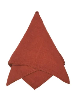 Keittiötekstiilit^Svanefors servetti Julie 45x45 cm tiilenpunainen