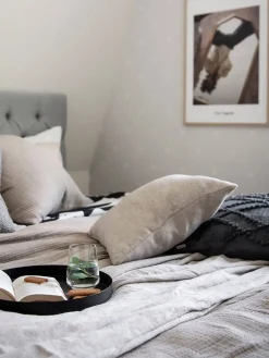 Sisustustekstiilit^Svanefors tyynynpäällinen Greenwich 45x45 cm beige