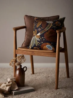 Sisustustekstiilit^Svanefors tyynynpäällinen Julie 45x45 cm mokka