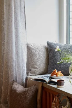 Sisustustekstiilit^Svanefors tyynynpäällinen Trond 45x45 cm t.harmaa