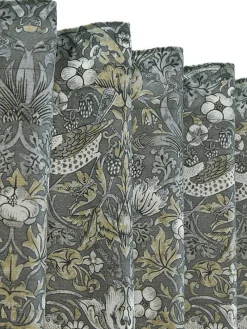 Verhot Ja Verhotarvikkeet^Svanefors verhot Vilja 130x250 cm harmaa 2 kpl