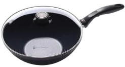 Paistoastiat^Swiss Diamond XD Wok + kansi 28 cm / 3,7 L induktio