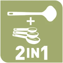 Keittiötarvikkeet^Tefal kauha mitta-asteikolla Essential 2in1