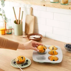 Paistoastiat^Tefal muffinivuoka 6 kuppia Ceramik 27,5x22,5 cm