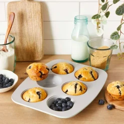 Paistoastiat^Tefal muffinivuoka 6 kuppia Ceramik 27,5x22,5 cm