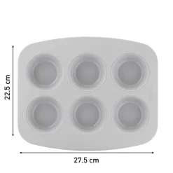 Paistoastiat^Tefal muffinivuoka 6 kuppia Ceramik 27,5x22,5 cm