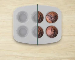 Paistoastiat^Tefal muffinivuoka 6 kuppia Ceramik 27,5x22,5 cm