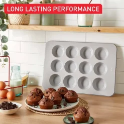 Paistoastiat^Tefal muffinivuoka 12 kuppia Ceramik 39x27,5 cm