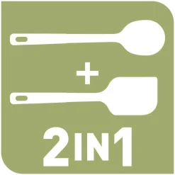 Keittiötarvikkeet^Tefal tarjoilukauha kaavinreunalla Essential 2in1