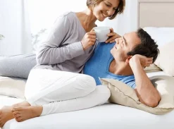 Vuodetekstiilit^TEMPUR joustolakana 120x5-10 cm valkoinen