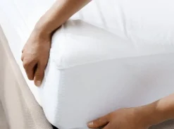 Vuodetekstiilit^TEMPUR joustolakana 90-105x20-25 cm valkoinen