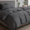 Vuodetekstiilit^TEMPUR pussilakana Silky Bamboo 150x210 cm anthracite