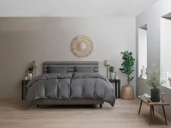 Vuodetekstiilit^TEMPUR pussilakana Silky Bamboo 150x210 cm anthracite