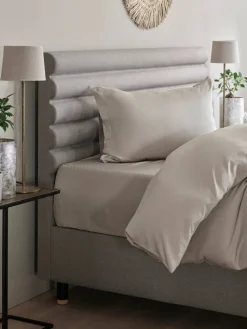 Vuodetekstiilit^TEMPUR tyynyliina Silky Bamboo 60x50 cm nature