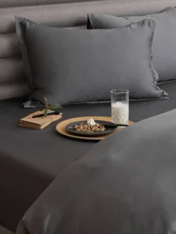 Vuodetekstiilit^TEMPUR tyynyliina Silky Bamboo 60x50 cm anthracite