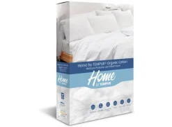 Vuodetekstiilit^TEMPUR 140x200x25 cm muotoonommeltu suojalakana Organic Cott