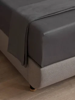 Vuodetekstiilit^TEMPUR 160x200x30 cm muotoonommeltu lakana Silky Bamboo