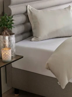 Vuodetekstiilit^TEMPUR 80x200x30 cm muotoonommeltu lakana Silky Bamboo