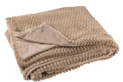 Sisustustekstiilit^ Torkkupeitto 130x180 cm taupe