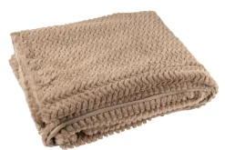 Sisustustekstiilit^ Torkkupeitto 130x180 cm taupe