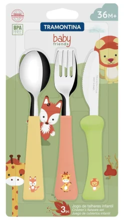 Lastenhuone|Aterimet^Tramontina aterinsetti Baby Friends 3 kpl