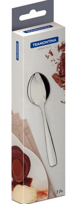 Aterimet^Tramontina Essentials jälkiruokalusikat 18 cm 3 kpl