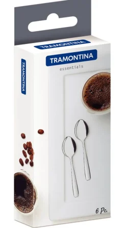 Aterimet^Tramontina Essentials kahvi/espressolusikat 10 cm 6 kpl