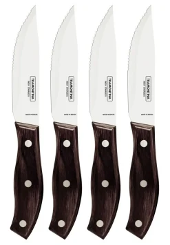 Veitset Ja Leikkuulaudat^Tramontina pihviveitset Jumbo premium polywood 4kpl