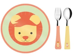 Lastenhuone|Astiat^Tramontina ruokailusetti Baby Friends 3 kpl