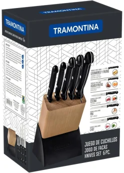 Veitset Ja Leikkuulaudat^Tramontina veitsitukki Ultracorte 6 osaa