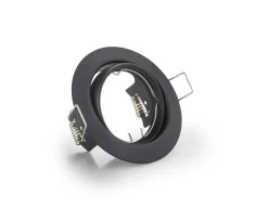 Sisustusvalaisimet^Trio Lighting alasvalo Jura GU10 mattamusta pyöreä