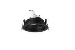 Sisustusvalaisimet^Trio Lighting alasvalo Kenai GU10 9 cm mattamusta pyöreä