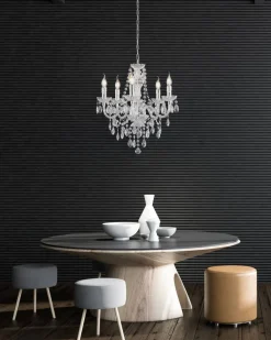 Sisustusvalaisimet^Trio Lighting kattokruunu Luster 5-os E14 kirkas