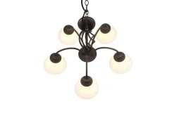 Sisustusvalaisimet^Trio Lighting kattokruunu Rustica 5-os E27 rustiikki