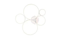 Sisustusvalaisimet^Trio Lighting kattovalaisin Rondo LED 5-os mattavalkoinen