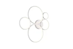Sisustusvalaisimet^Trio Lighting kattovalaisin Rondo LED 5-os mattavalkoinen