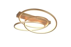 Sisustusvalaisimet^Trio Lighting kattovalaisin Darvin LED kulta