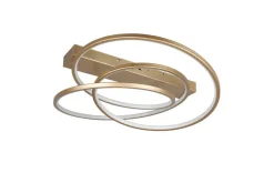 Sisustusvalaisimet^Trio Lighting kattovalaisin Darvin LED kulta