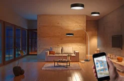 Sisustusvalaisimet^Trio Lighting kattovalaisin Hotel 50 cm 3xE27 musta