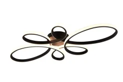 Sisustusvalaisimet^Trio Lighting kattovalaisin Fly LED 83 cm mattamusta