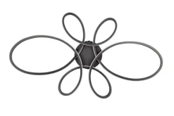 Sisustusvalaisimet^Trio Lighting kattovalaisin Fly LED 83 cm mattamusta